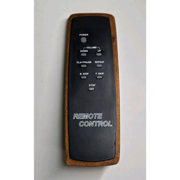 Vintage Wooden Nostalgic CD Player Remote Control – Classic Look - Picture 1 of 10